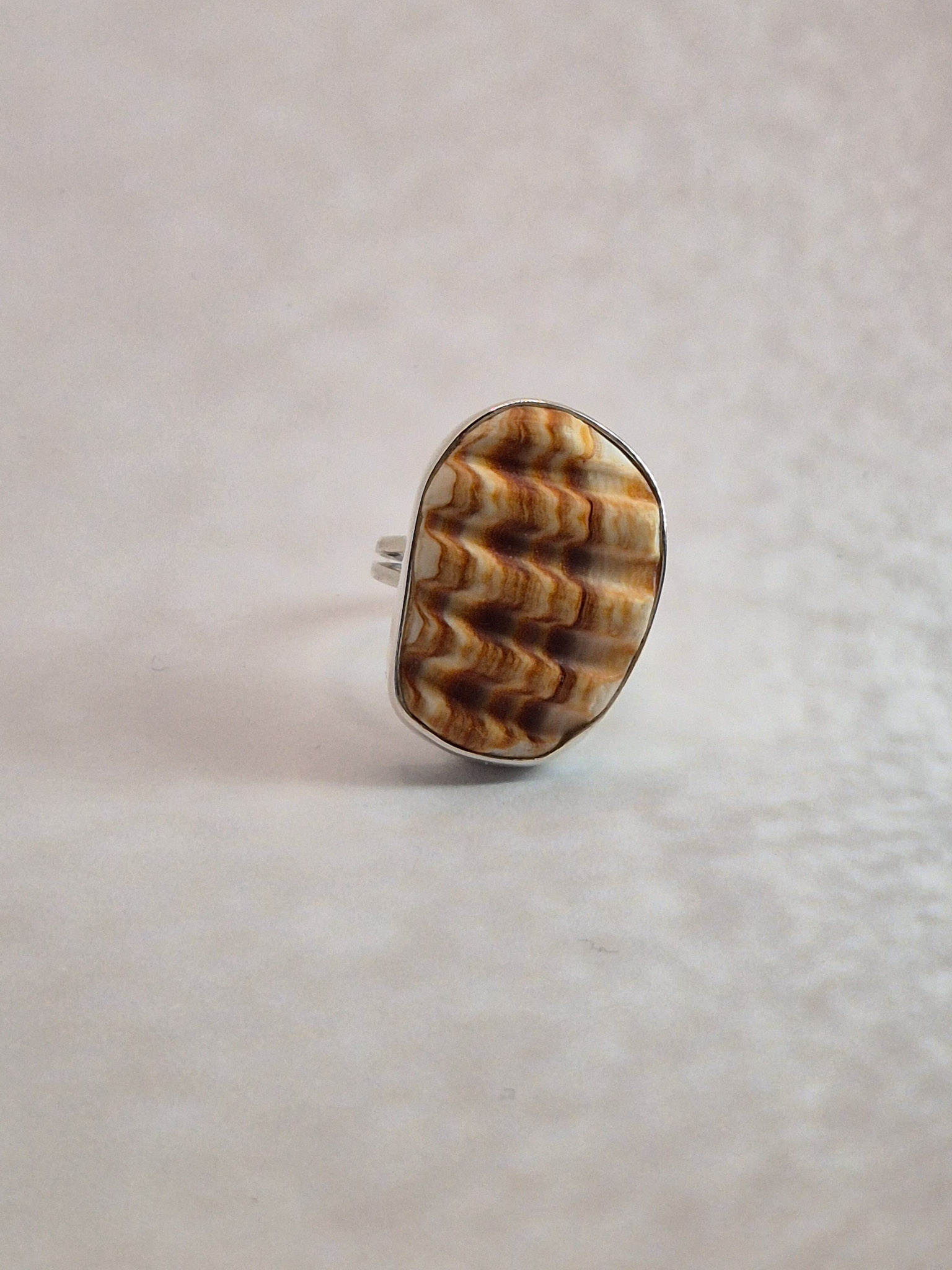 L174 Pierścionek Shell