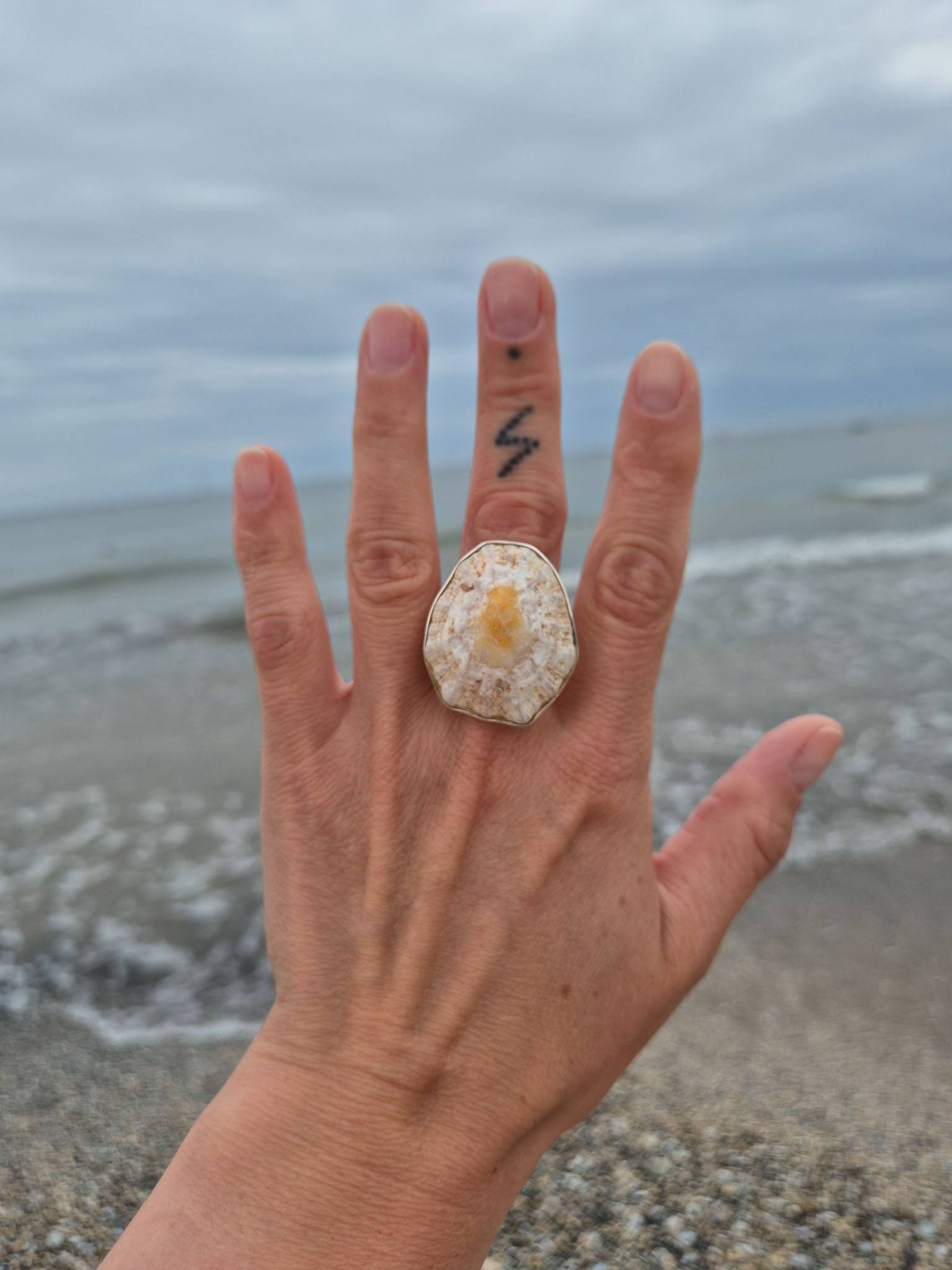 Pierścionek Shell L 115 - obrazek 3